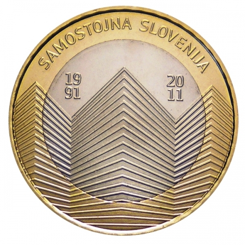 2011 * 3 euro SLOVENIA Anniversary of the Independence - Mynumi