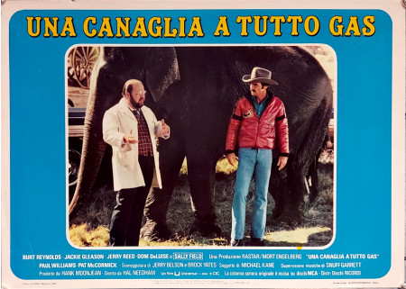 1980 * Locandina Fotobusta "Una Canaglia a Tutto Gas - Burt Reynolds, Jackie Gleason, Jerry Reed" Avventura (A-)