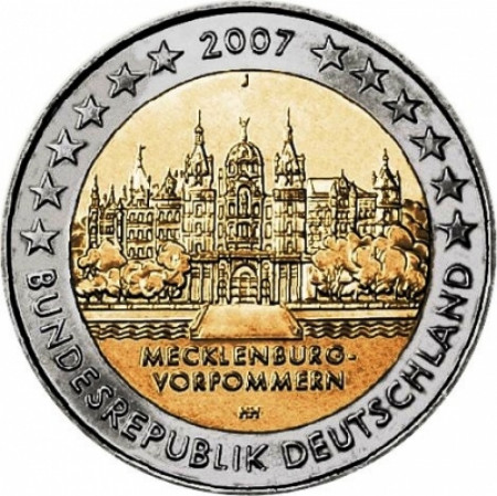 2007 * 2 euro GERMANIA Mecklenburg-Vorpommern