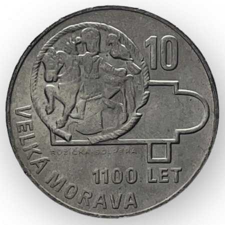 1966 * 10 Korun Argento Cecoslovacchia "1100th Anniversary of Great Moravia" (KM 61) FDC