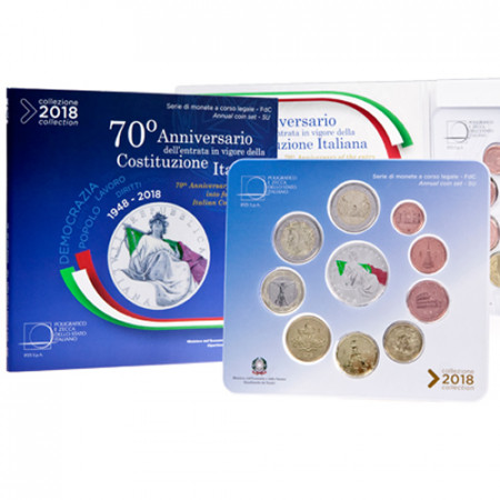 2 euro 70° Anniversario dell'entrata in vigore della Costituzione Italiana