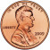 2009 * Lotto 4 x 1 Cent (Lincoln Cent) Stati Uniti "Lincoln's 200th Birthday" UNC