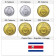 Anni Misti * Serie 6 monete Costa Rica