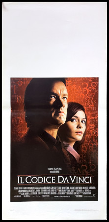 2006 * Movie Playbill "Il Codice Da Vinci - Tom Hanks, Audrey Tautou, Jean Reno" Drama (B+)