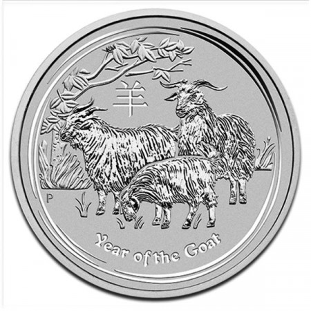 2015 * Silver dollar 1 OZ Year of the Goat Australia