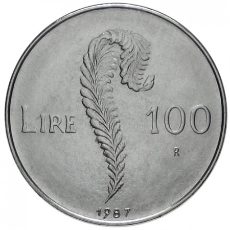 1987 * 100 Lire San Marino "Emblem Chiesanuova" (KM 207) UNC