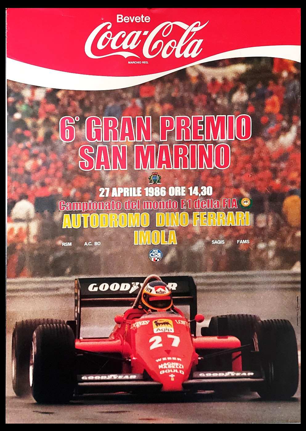 Vintage poster – Formula 1 World Championship, 9 Gran Premui