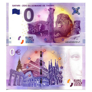 0 Euro Note France · Paris · Tour Eiffel · Souvenir zéro € Billet