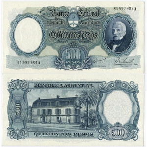500 Pesos Argentinos-1983-1985 ND Peso Argentino Issue - Argentina