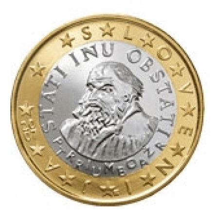 2007 * 1 euro SLOVENIE Primož Trubar - Mynumi
