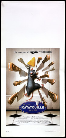 2007 * Cartel Cinematográfico "Ratatouille - Patton Oswalt, Ian Holm" Animación (B+)