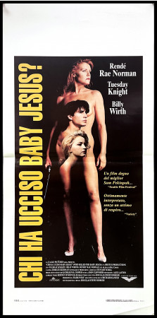 1992 * Cartel Cinematográfico "Chi Ha Ucciso Baby Jesus? -  Billy Wirth, Travis Adams" Drama (B+)