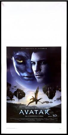 2009 * Cartel Cinematográfico "Avatar - Zoe Saldana, Sigourney Weaver" Ciencia Ficción (B+)