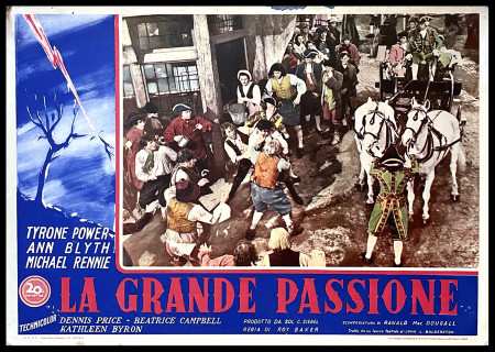 1951 * Cartel Cinematográfico "La Grande Passione - Tyron Power" Drama (B-)