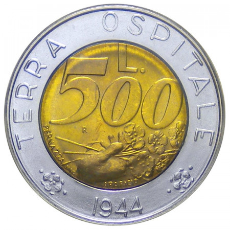 1991 * 500 lire San Marino Tierra Hospitalaria