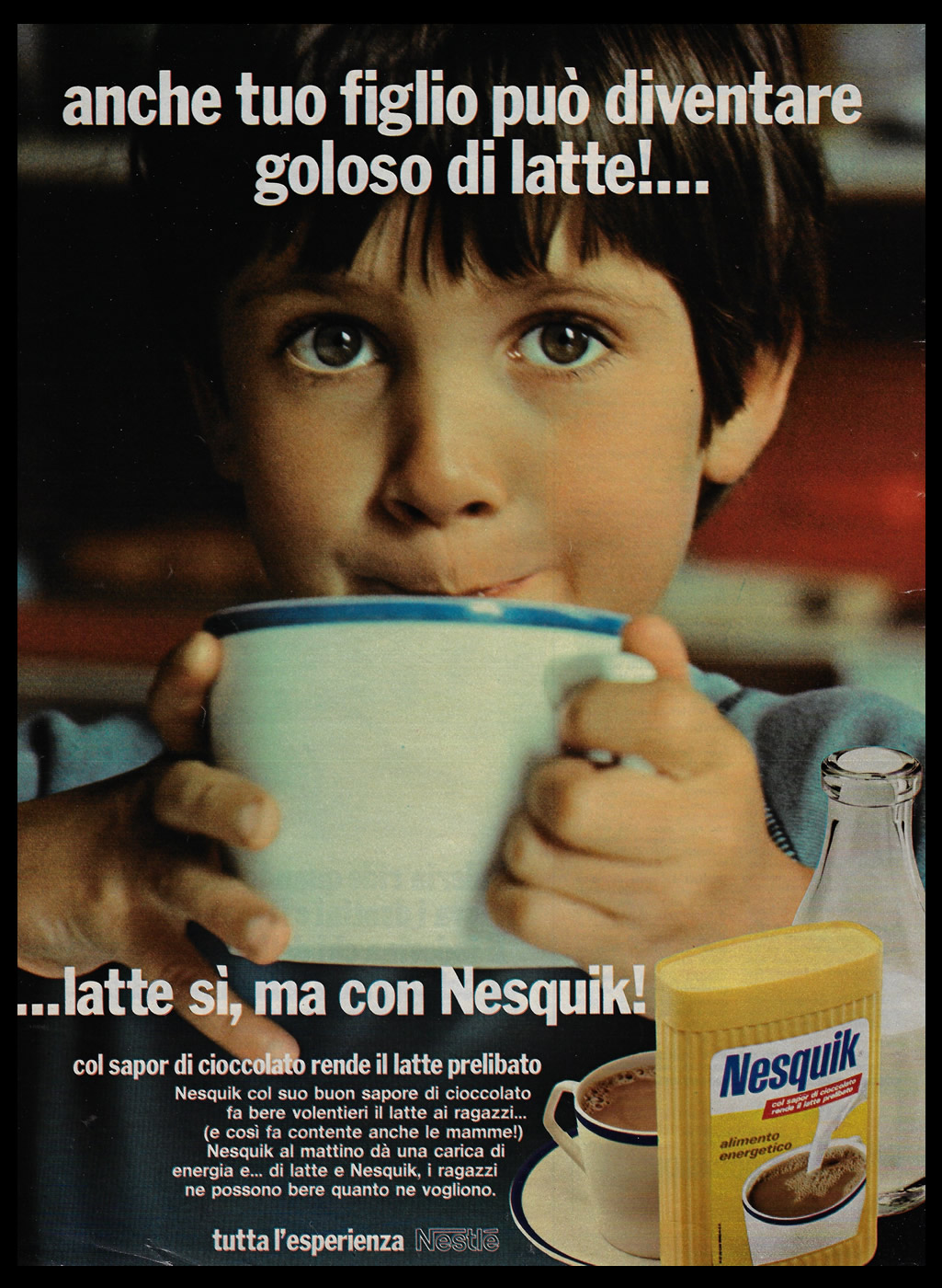 Anni Pubblicit Originale Nesquik Latte S Ma Con Nesquik Italia Mynumi